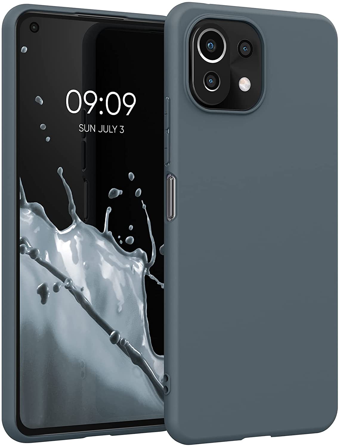 KW Xiaomi Mi 11 Lite / Mi 11 Lite 5G Θήκη Σιλικόνης TPU - Slate Grey - 54726.202