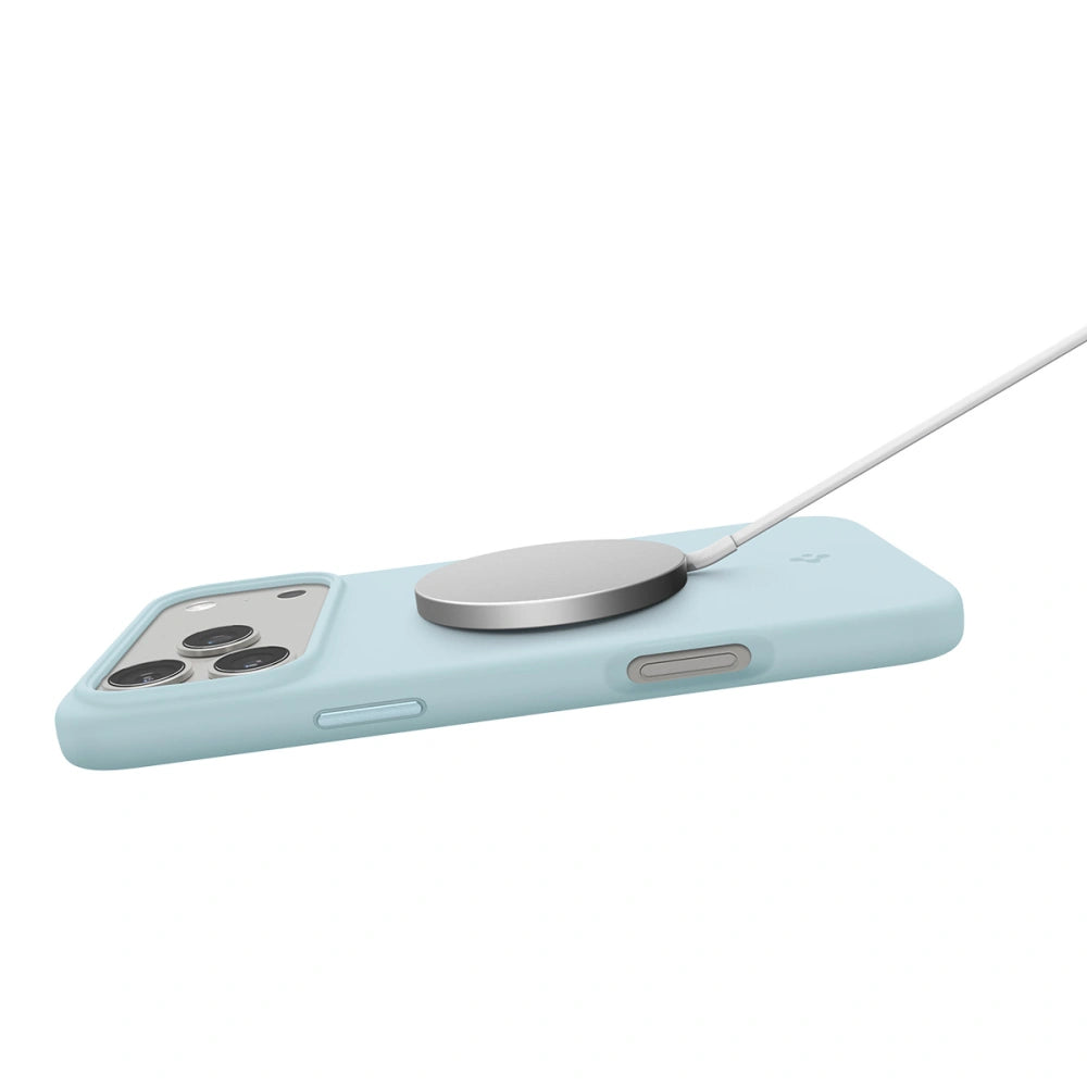 Spigen iPhone 17 Pro - Silicone Fit Mag - Θήκη Σιλικόνης με MagSafe - Mute Blue