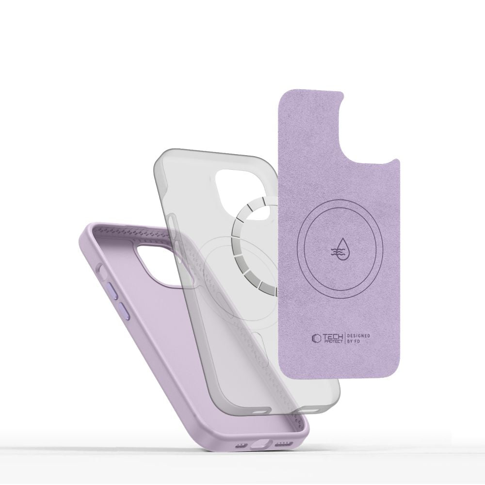 Tech-Protect iPhone 15 Silicone Pure Θήκη Σιλικόνης TPU με MagSafe - Mauve