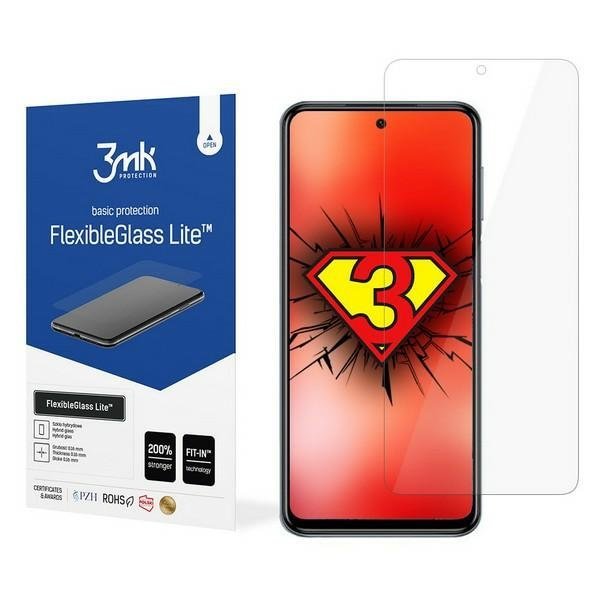 3MK Xiaomi Redmi Note 10 Pro 0.30mm 7H Anti Fingerprint Flexible Tempered Glass Ευλύγιστο Αντιχαρακτικό Γυαλί Οθόνης - Clear