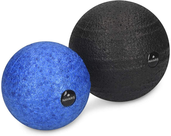 Navaris Fascia Ball Set Σετ Μπάλες Σε 2 Μεγέθη Για Μασάζ Στο Λαιμό, Στον Ώμο Και Στην Πλάτη - Blue / Black - 48116.02.04