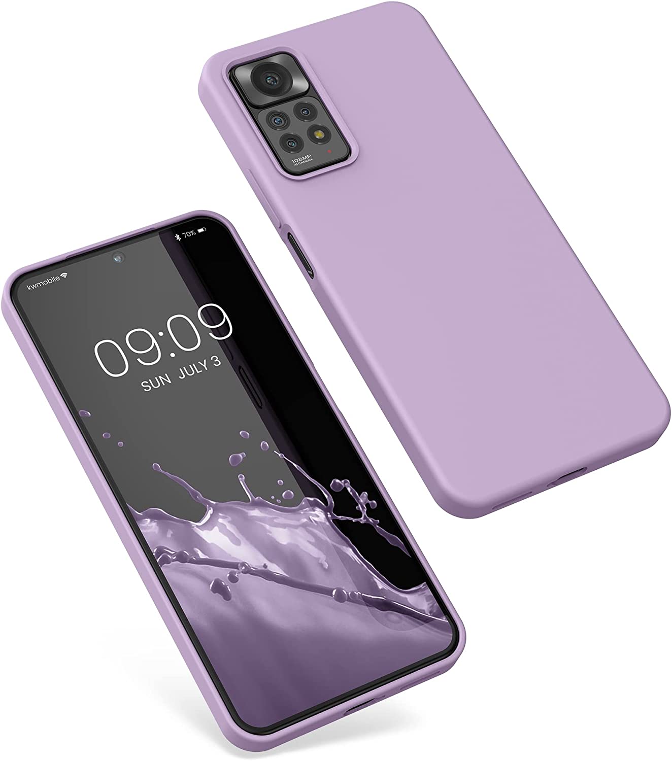 KW Xiaomi Redmi Note 11 Pro / Note 11 Pro 5G Θήκη Σιλικόνης Rubberized TPU - Mauve - 57373.140
