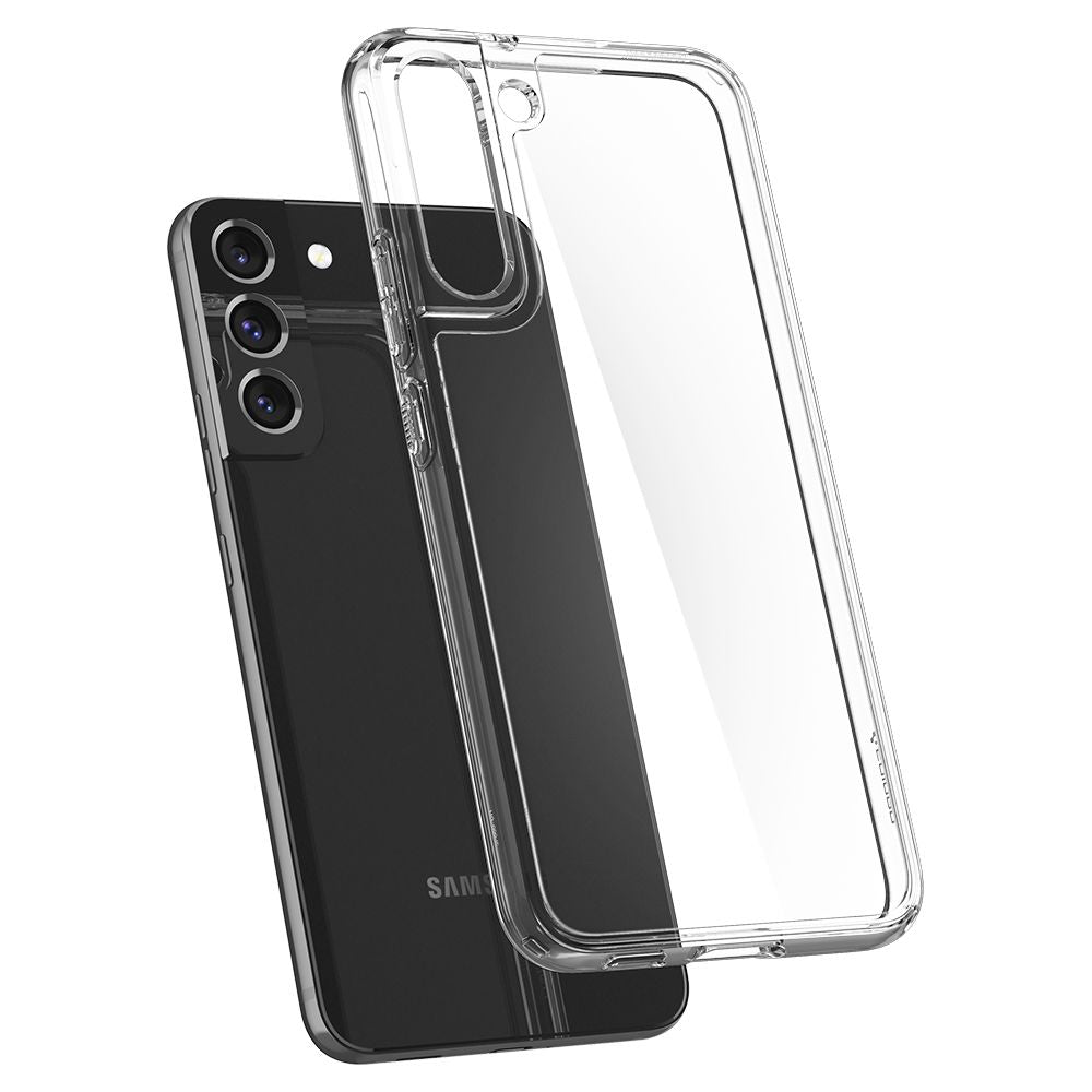 Spigen Samsung Galaxy S22 - Ultra Hybrid Σκληρή Θήκη με Πλαίσιο Σιλικόνης - Crystal Clear