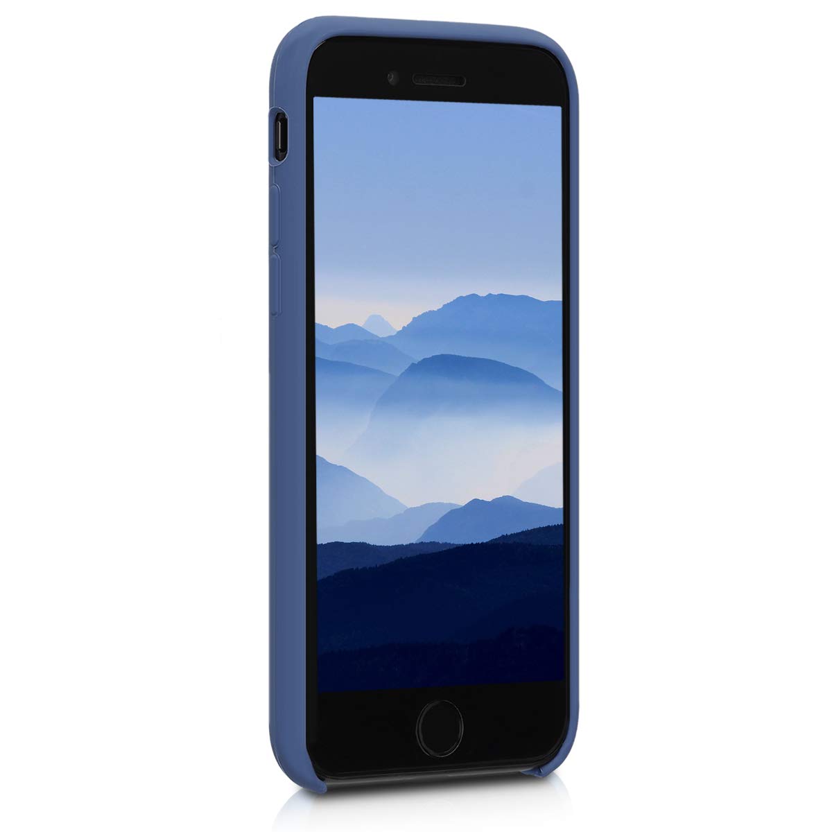 KW iPhone SE 2022 / SE 2020 / 7 / 8 Θήκη Σιλικόνης Rubber TPU - Cornflower Blue - 40225.145