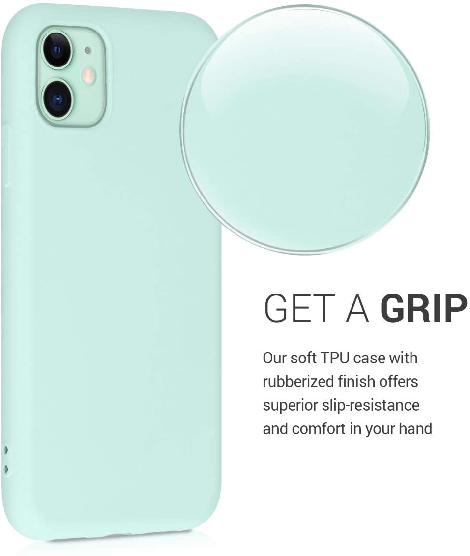 KW iPhone 11 Θήκη Σιλικόνης Rubberized TPU - Mint Matte - 50791.71