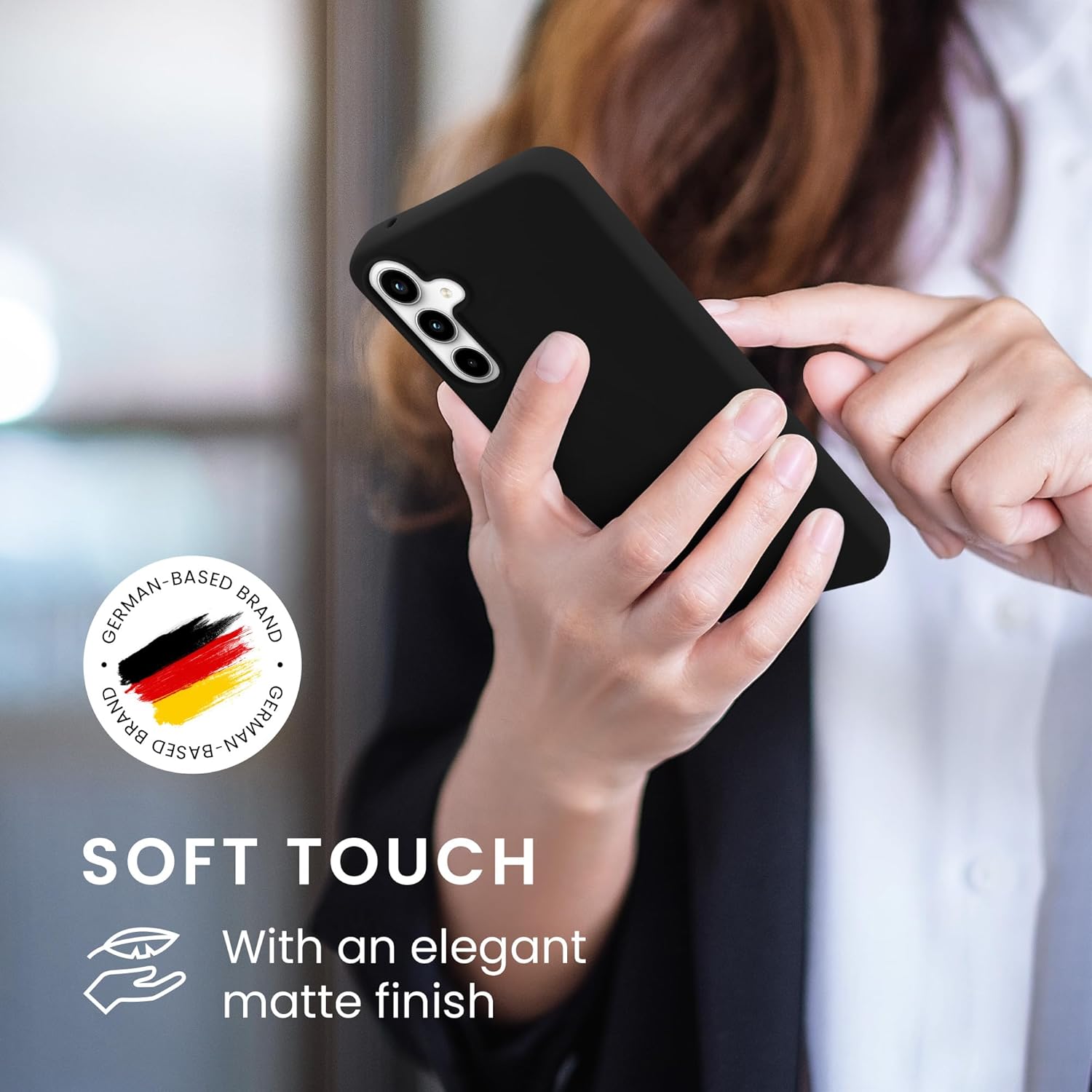 KW Samsung Galaxy A35 5G Λεπτή Θήκη Σιλικόνης TPU - Black