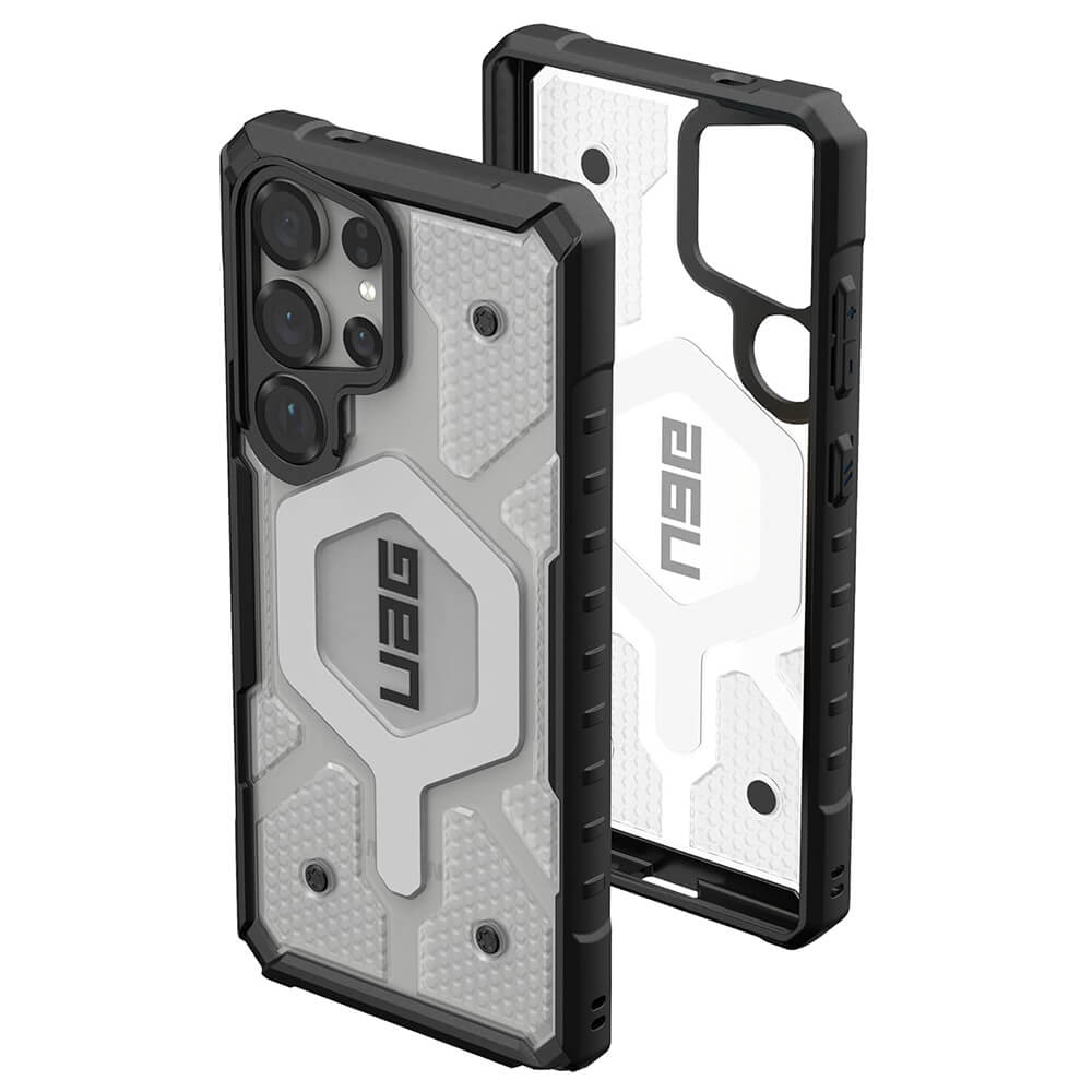 UAG Samsung Galaxy S25 Ultra Pathfinder Clear MagSafe Σκληρή Θήκη με MagSafe - Ice Silver