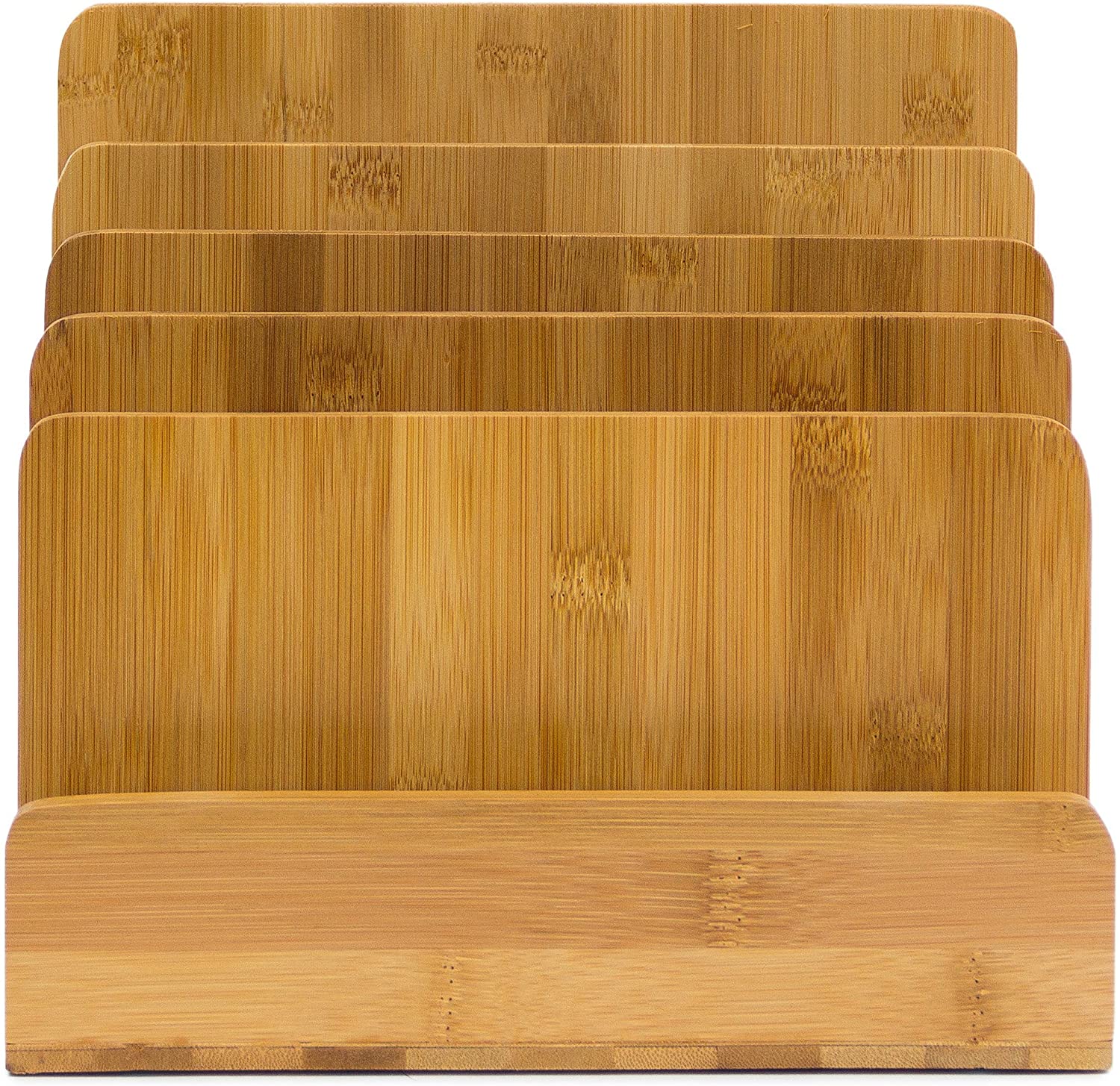 Relaxdays Θήκη Αποθήκευσης και Οργάνωσης Εγγράφων από Bamboo - Natural - 4052025191313