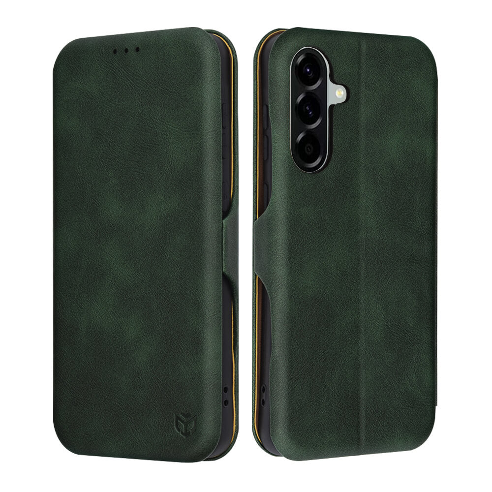 Techsuit Samsung Galaxy A56 5G - Safe Wallet Plus - Θήκη Βιβλίο - Green