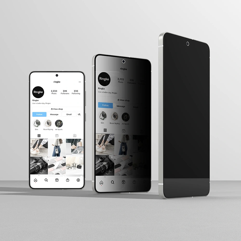 Ringke Samsung Galaxy S25 Edge - Easy Slide 2.5D 9H Αντιχαρακτικό Γυαλί Οθόνης - 2 Τεμάχια - Privacy