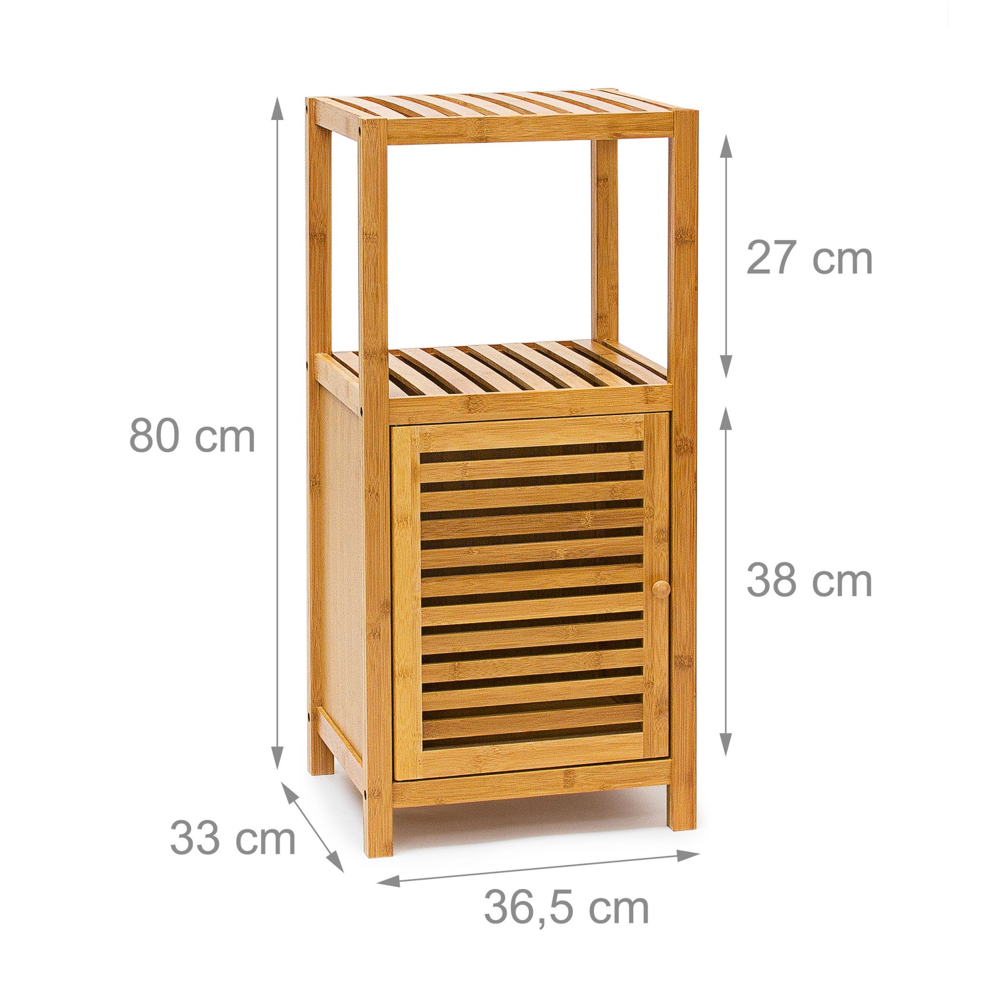 Relaxdays Ράφι Μπάνιου / Σαλονιού από Μπαμπού - Natural - 4052025047412