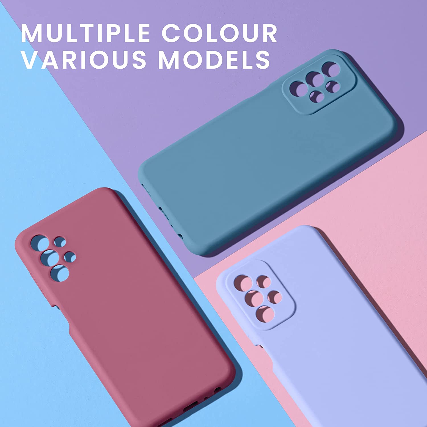 KW Samsung Galaxy A13 4G Θήκη Σιλικόνης Rubberized TPU - Arctic Night - 57832.207