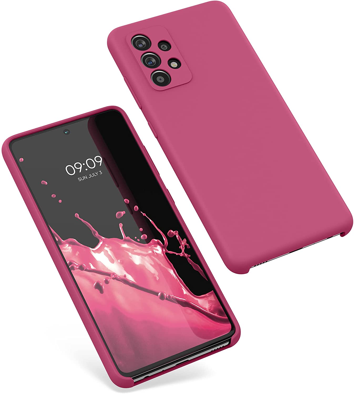 KW Samsung Galaxy A52 / A52 5G / A52s 5G Θήκη Σιλικόνης Rubber TPU - Raspberry Sorbet - 54347.213