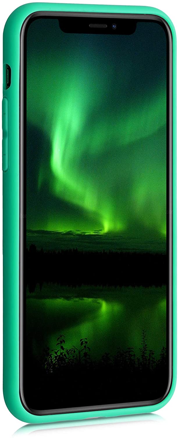 KW iPhone 11 Pro Θήκη Σιλικόνης TPU - Neon Turquoise - 49781.126