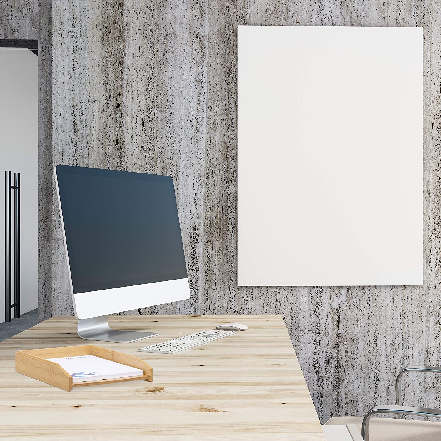 Relaxdays Θήκη Αποθήκευσης και Οργάνωσης Εγγράφων από Bamboo - Natural - 4052025221805