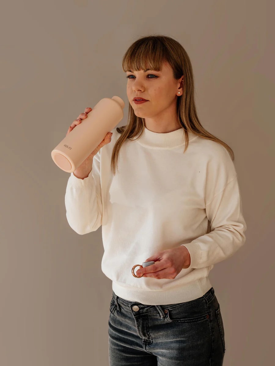 Equa Thermo Bottle Μπουκάλι Θερμός από Ανοξείδωτο Ατσάλι - 680ml - Pink Blush