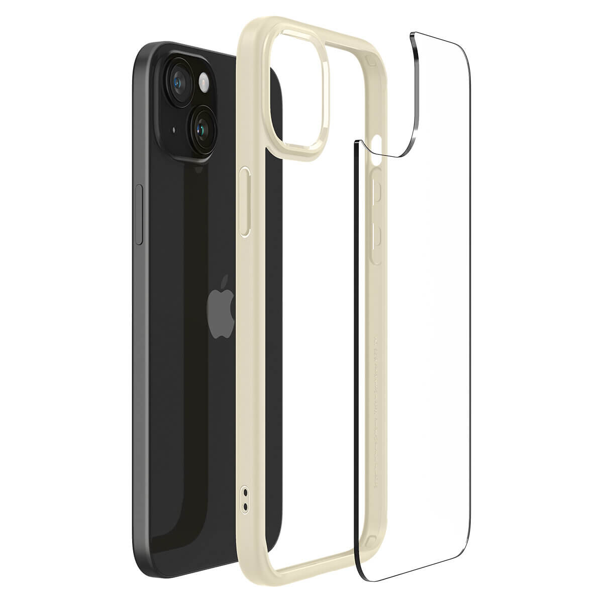 Spigen iPhone 15 Ultra Hybrid Σκληρή Θήκη με Πλαίσιο Σιλικόνης - Mute Beige