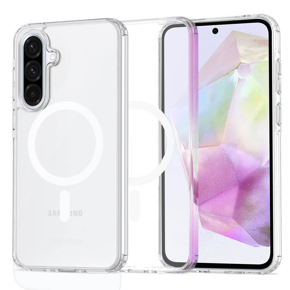 Techsuit Samsung Galaxy A36 5G - MagSafe Pro - Σκληρή Θήκη με Πλαίσιο Σιλικόνης - Διάφανη