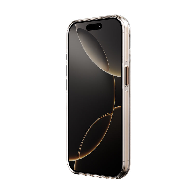 Crong iPhone 15 Pro Clear Mag Pro - Σκληρή Θήκη με MagSafe - Desert