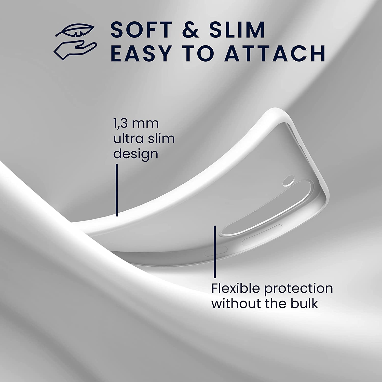 KW Samsung Galaxy S23+ Θήκη Σιλικόνης TPU - Matte White - 60283.48