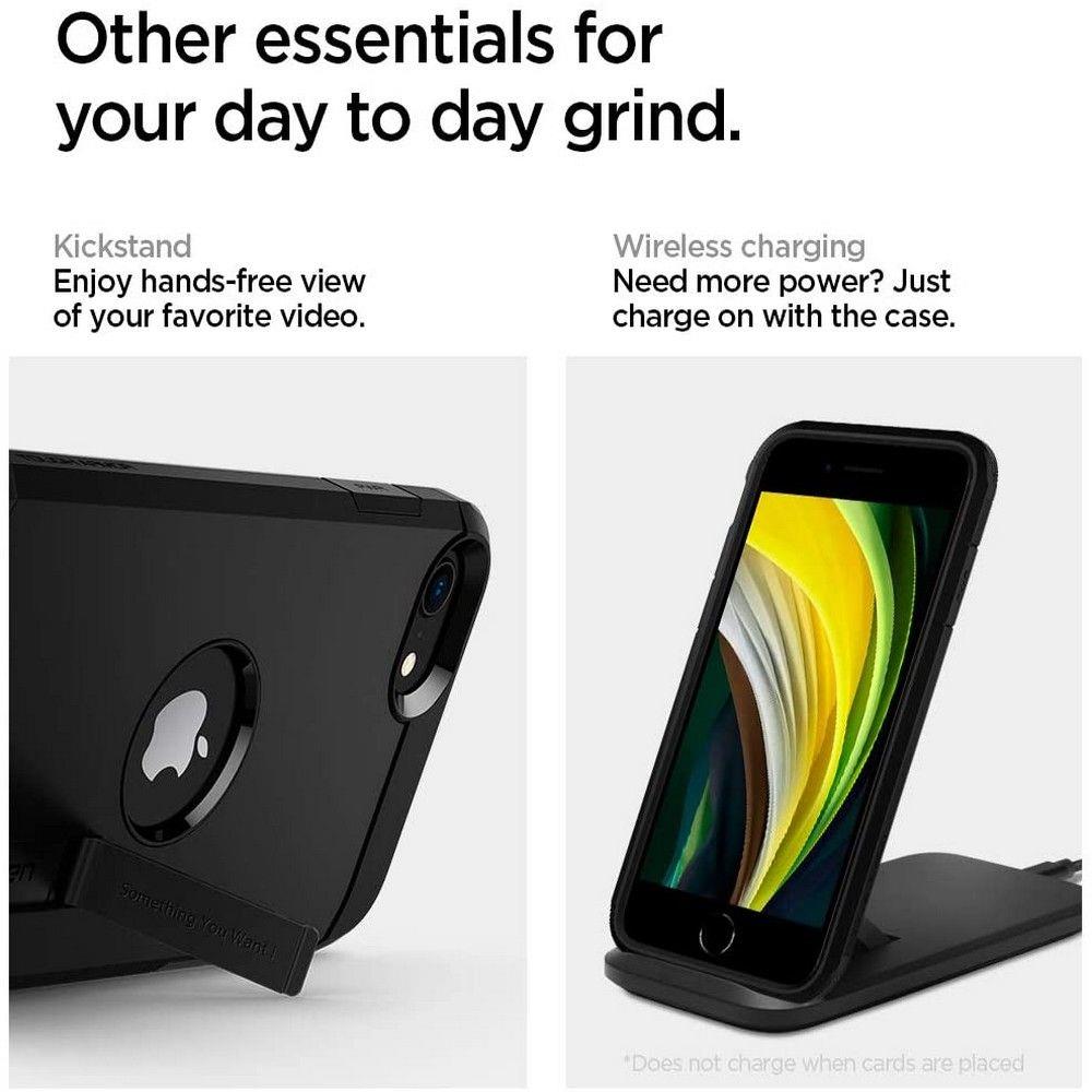 Spigen iPhone SE 2022 / SE 2020 Tough Armor Σκληρή Θήκη - Black