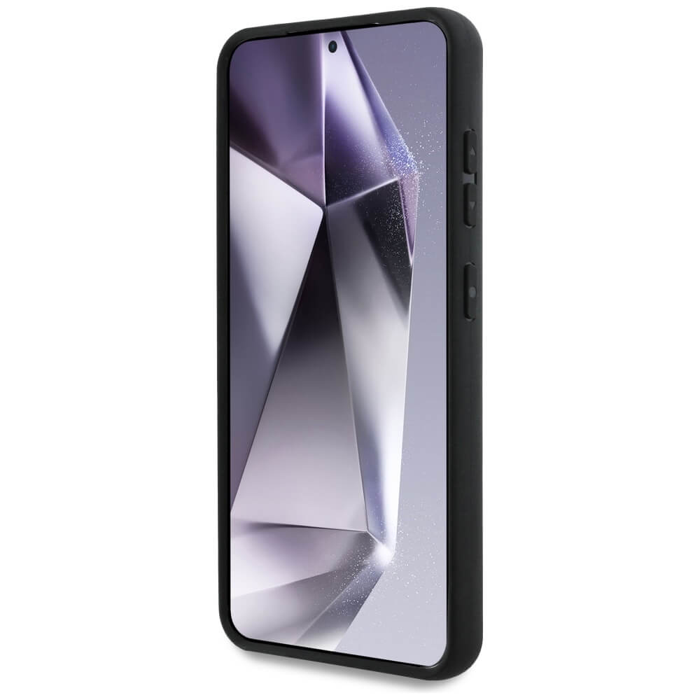 Red Bull Samsung Galaxy S25 - Real Carbon Fiber Powerbar - MagSafe Σκληρή Θήκη με Πλαίσιο Σιλικόνης - Black - RBHMS25S24CFGSMK