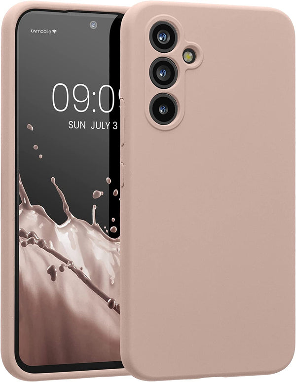 KW Samsung Galaxy A54 5G Θήκη Σιλικόνης Rubberized TPU - Matte Dusky Pink - 60795.52 - likebrands.gr