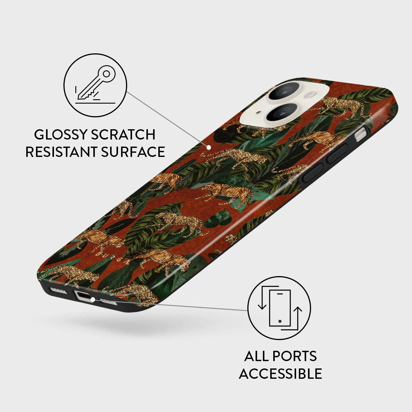 Burga iPhone 14 Fashion Tough Σκληρή Θήκη - Morning Commute