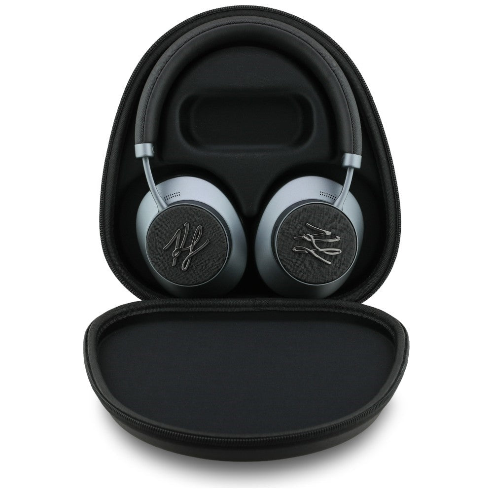 Karl Lagerfeld Ασύρματα Bluetooth Ακουστικά - Karl Grained Initials - Black