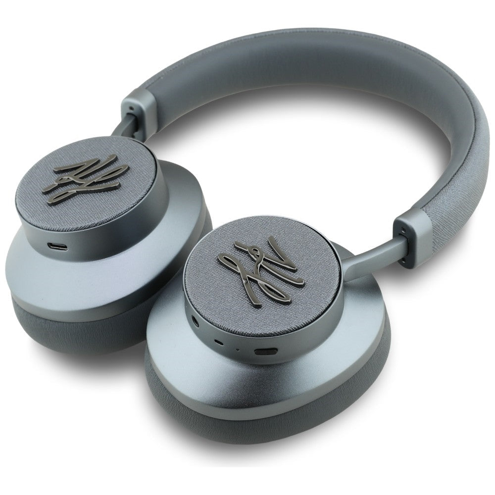 Karl Lagerfeld Ασύρματα Bluetooth Ακουστικά - Karl Grained Initials - Grey
