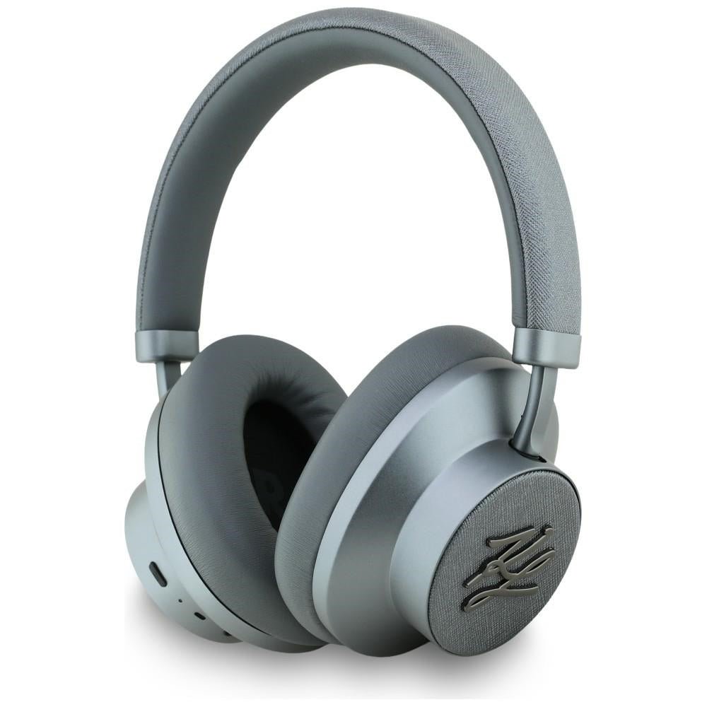 Karl Lagerfeld Ασύρματα Bluetooth Ακουστικά - Karl Grained Initials - Grey