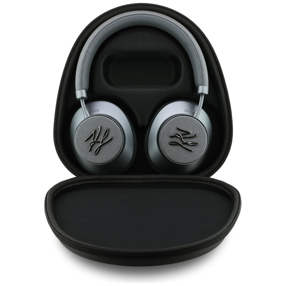 Karl Lagerfeld Ασύρματα Bluetooth Ακουστικά - Karl Grained Initials - Grey