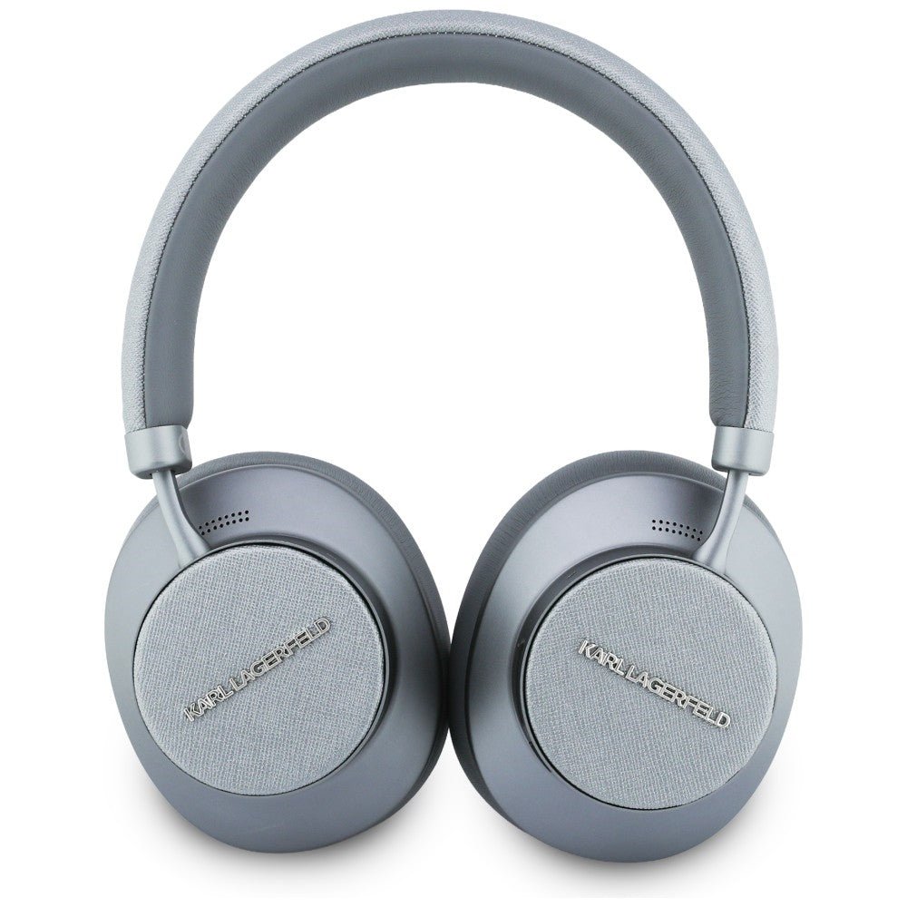Karl Lagerfeld Ασύρματα Bluetooth Ακουστικά - Karl Saffiano Elongated - Grey