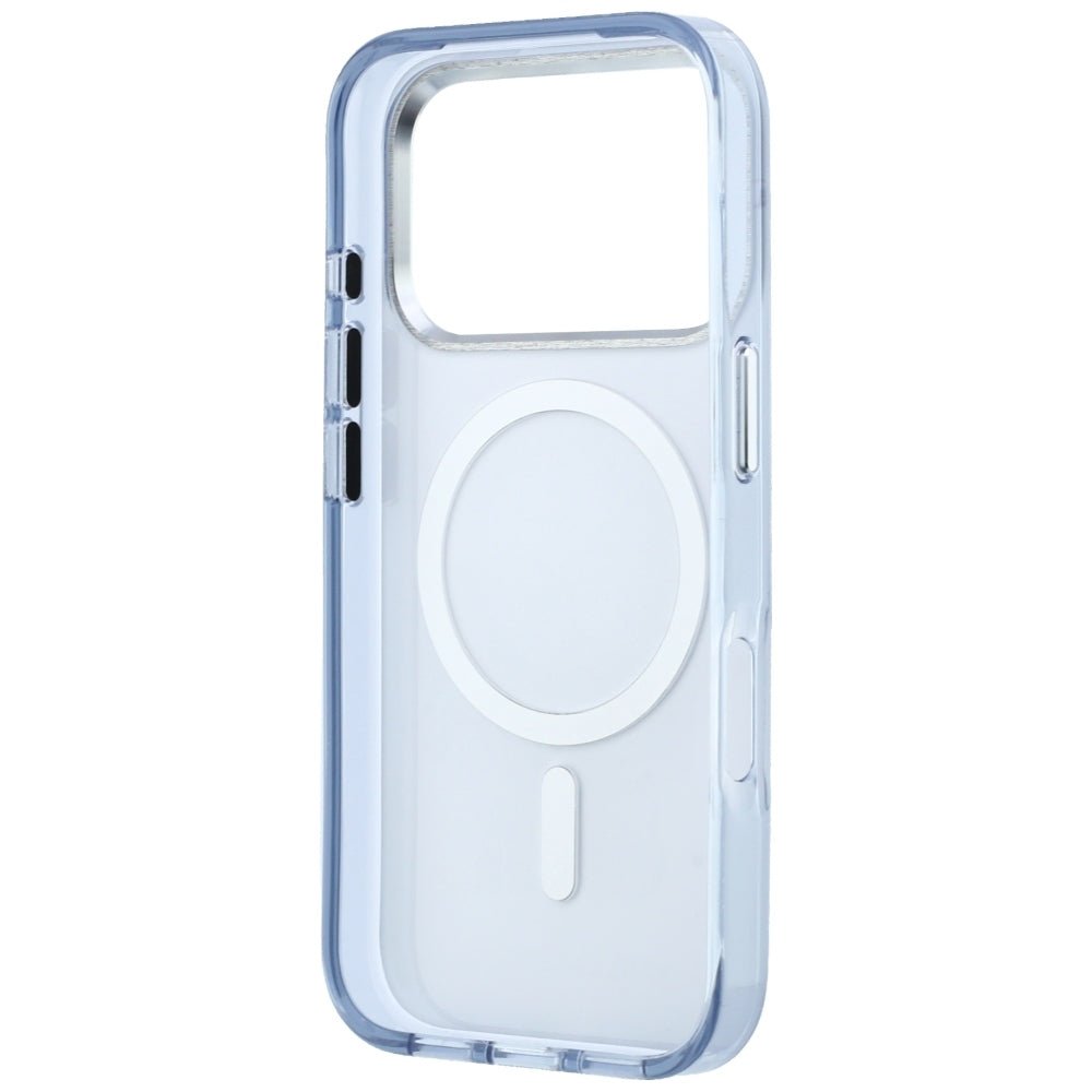 Karl Lagerfeld iPhone 17 Pro Max / iPhone 18 Pro Max - Σκληρή Θήκη με Πλαίσιο Σιλικόνης - IML Karl and Choupette Bodies Sketch Print MagSafe - Light Blue