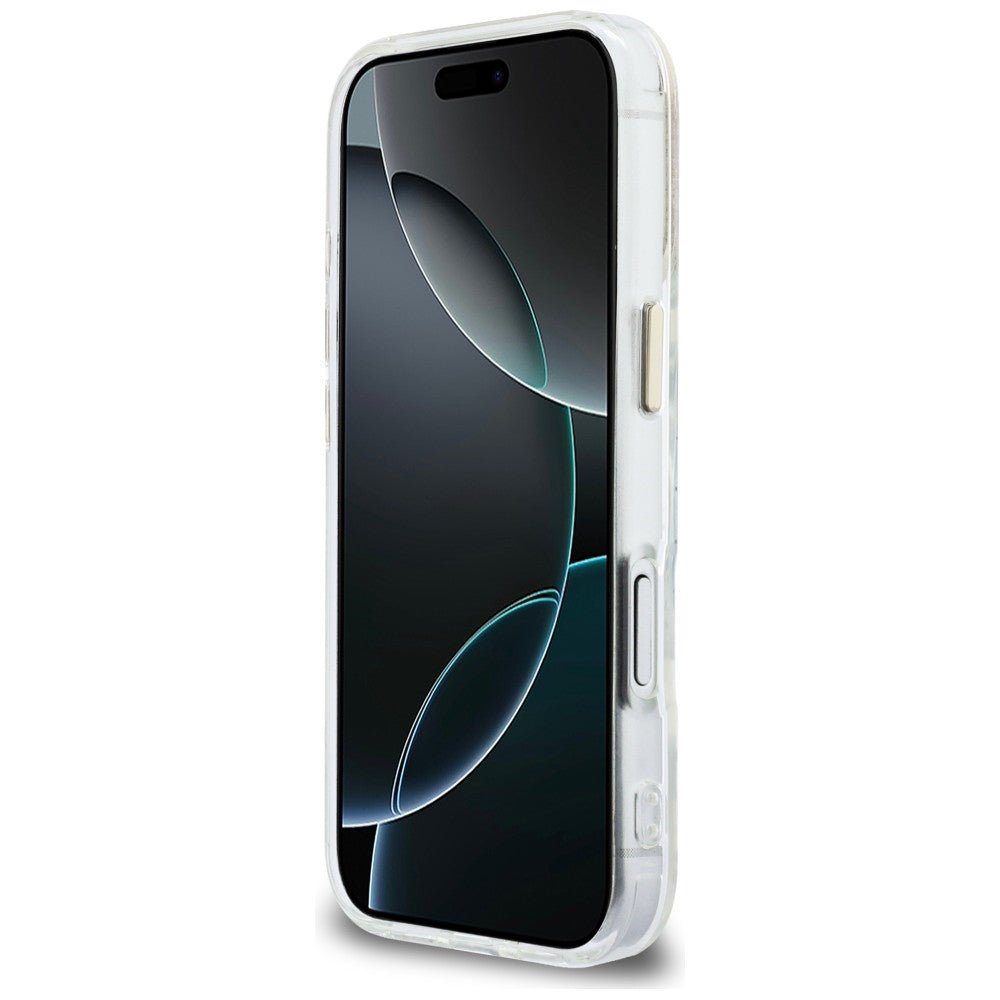 Karl Lagerfeld iPhone 17 Pro Max - Σκληρή Θήκη με Πλαίσιο Σιλικόνης - IML K Head Logo MagSafe - Clear