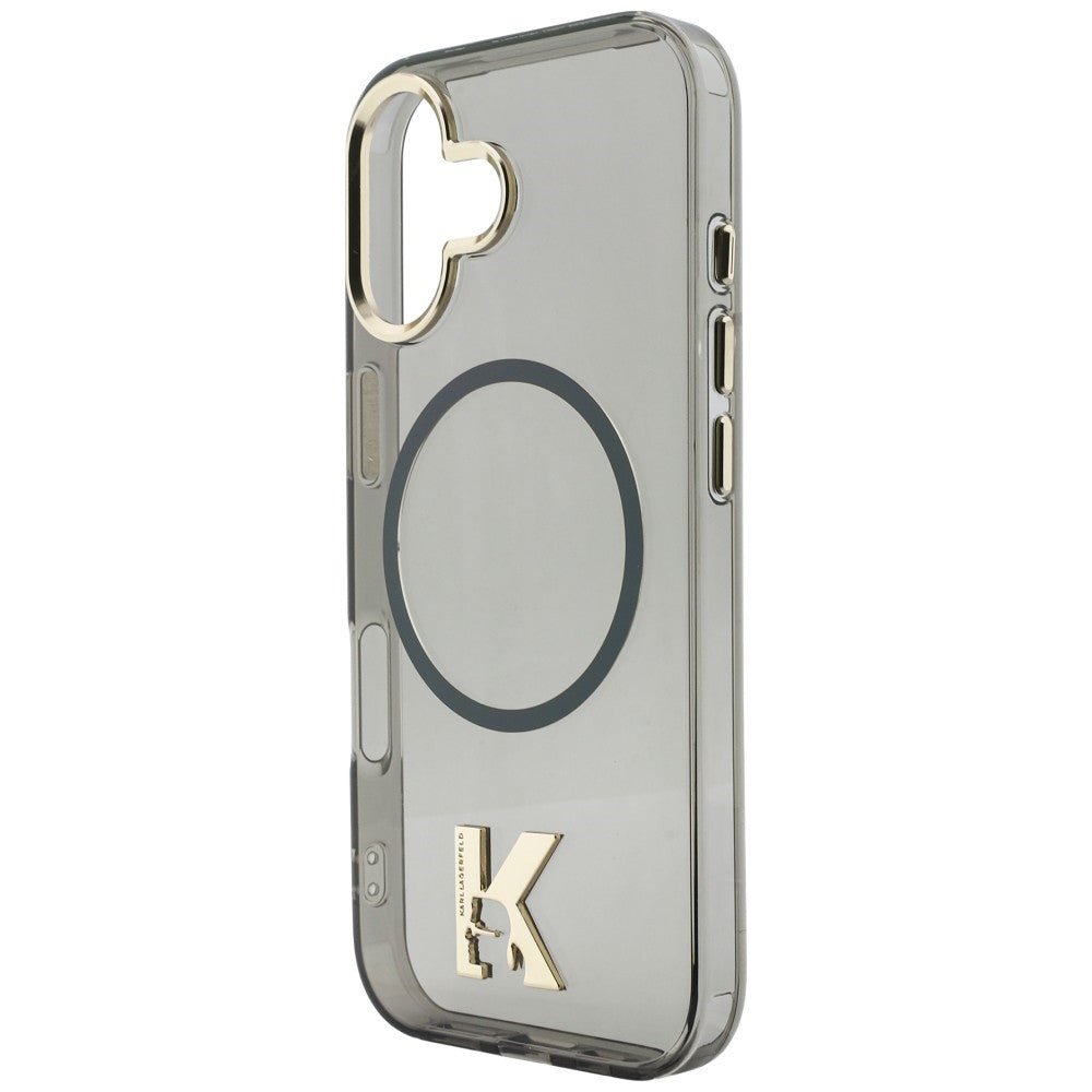 Karl Lagerfeld iPhone 17 - Σκληρή Θήκη με Πλαίσιο Σιλικόνης - IML K Head Logo MagSafe - Black