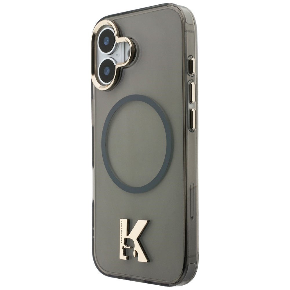 Karl Lagerfeld iPhone 17 - Σκληρή Θήκη με Πλαίσιο Σιλικόνης - IML K Head Logo MagSafe - Black