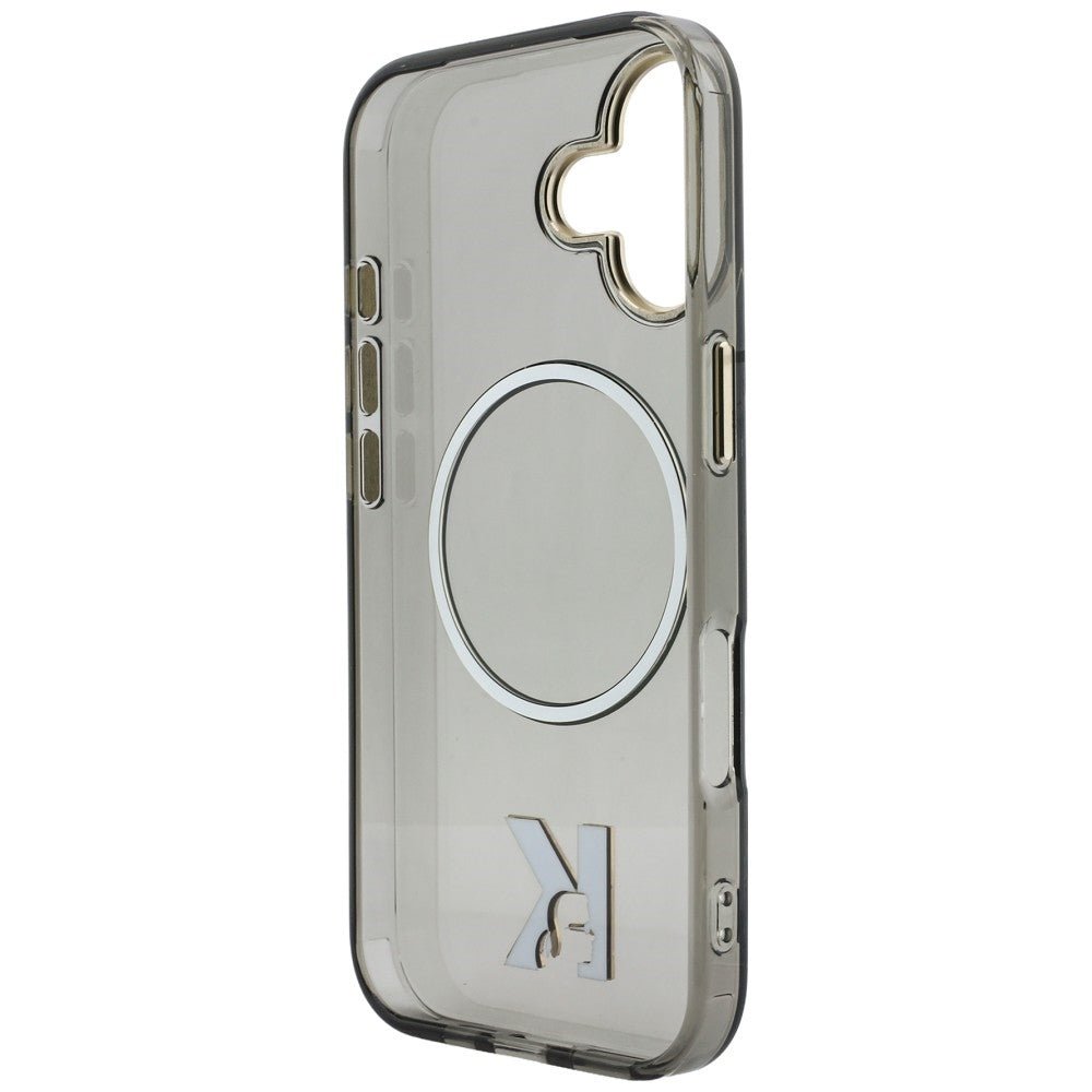 Karl Lagerfeld iPhone 17 - Σκληρή Θήκη με Πλαίσιο Σιλικόνης - IML K Head Logo MagSafe - Black