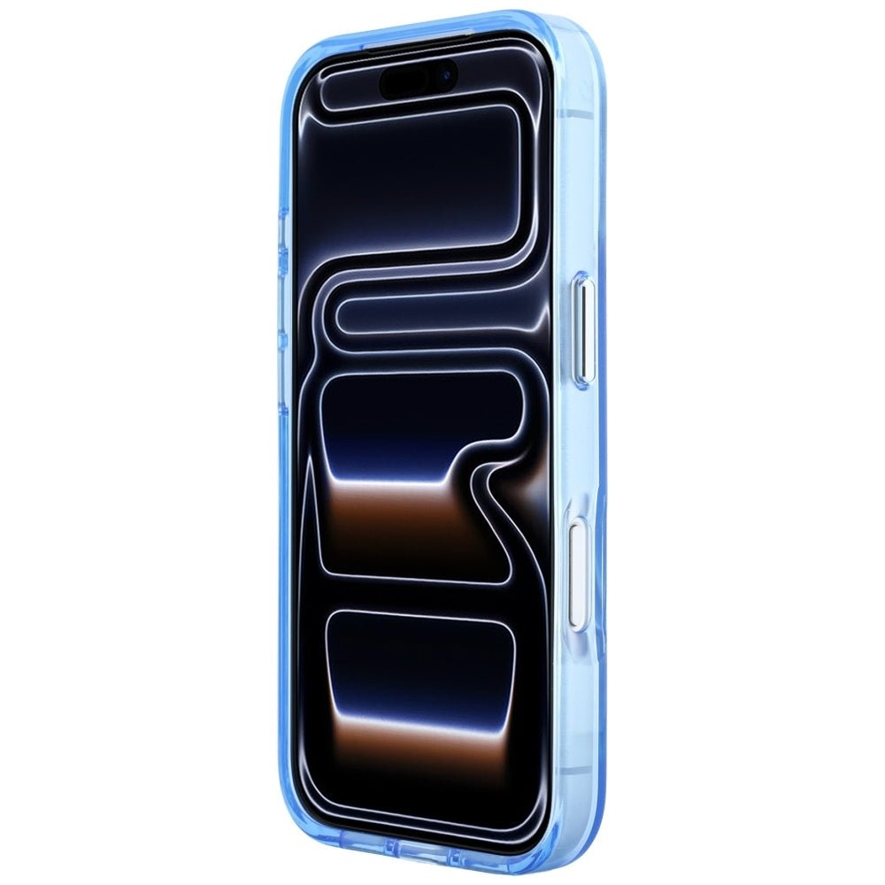 Karl Lagerfeld iPhone 18 Pro Max / iPhone 17 Pro Max - Σκληρή Θήκη με Πλαίσιο Σιλικόνης - IML Big Signature Resin Metal Frame - Blue