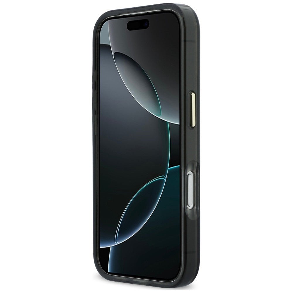 Karl Lagerfeld iPhone 18 Pro Max / iPhone 17 Pro Max - Σκληρή Θήκη με Πλαίσιο Σιλικόνης και MagSafe - Script Logo - Black
