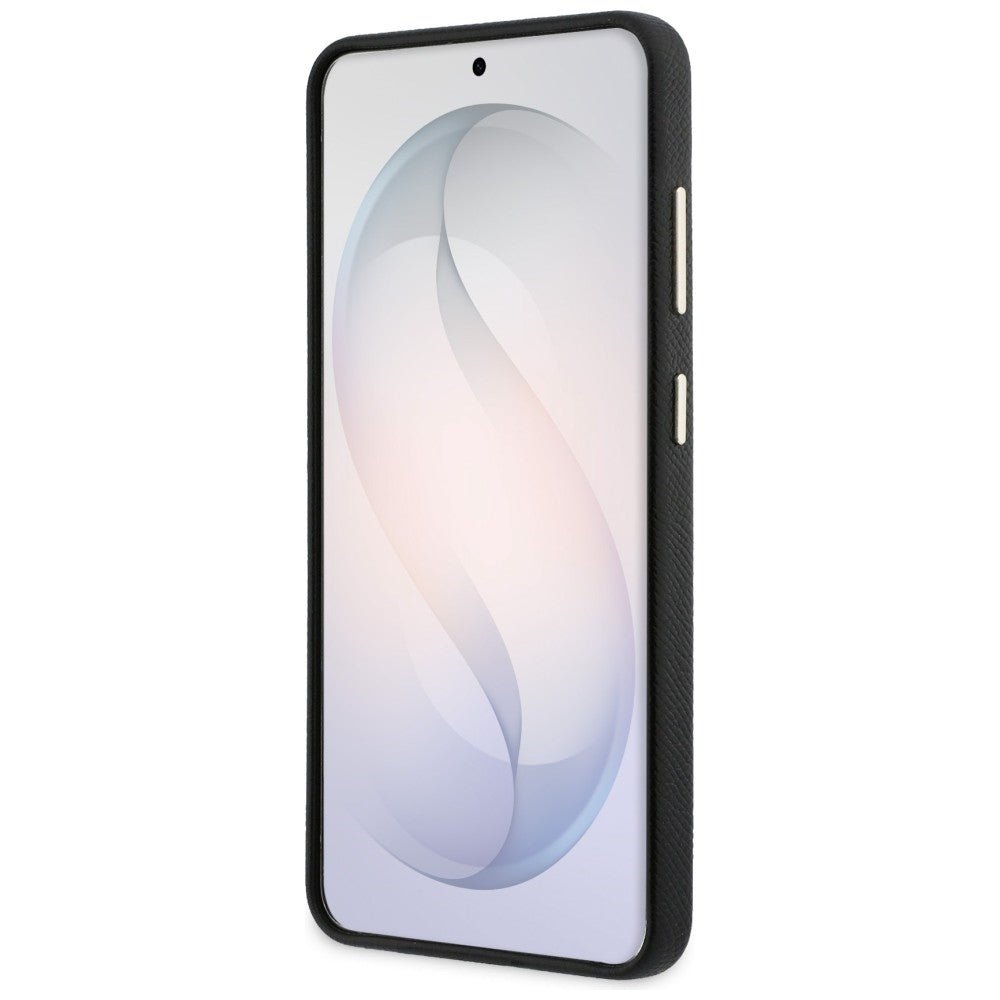 Karl Lagerfeld Samsung Galaxy S26 - Σκληρή Θήκη με Επένδυση Οικολογικού Δέρματος και MagSafe - Karl Head Logo - Black