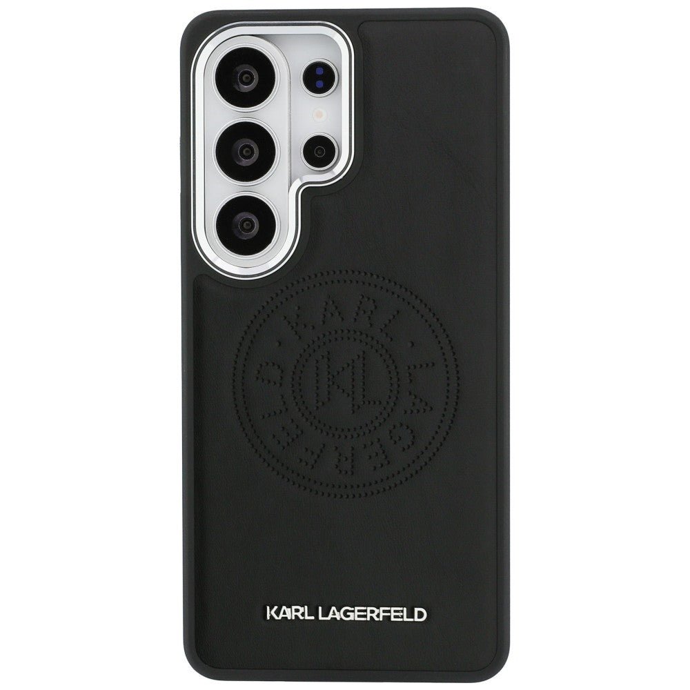 Karl Lagerfeld Samsung Galaxy S26 Ultra - Θήκη με Επένδυση Συνθετικού Δέρματος - Perforated KL MagSafe - Black