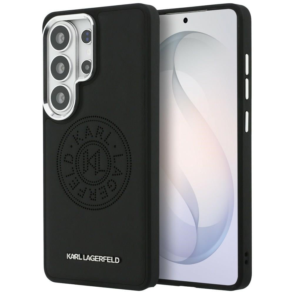 Karl Lagerfeld Samsung Galaxy S26 Ultra - Θήκη με Επένδυση Συνθετικού Δέρματος - Perforated KL MagSafe - Black