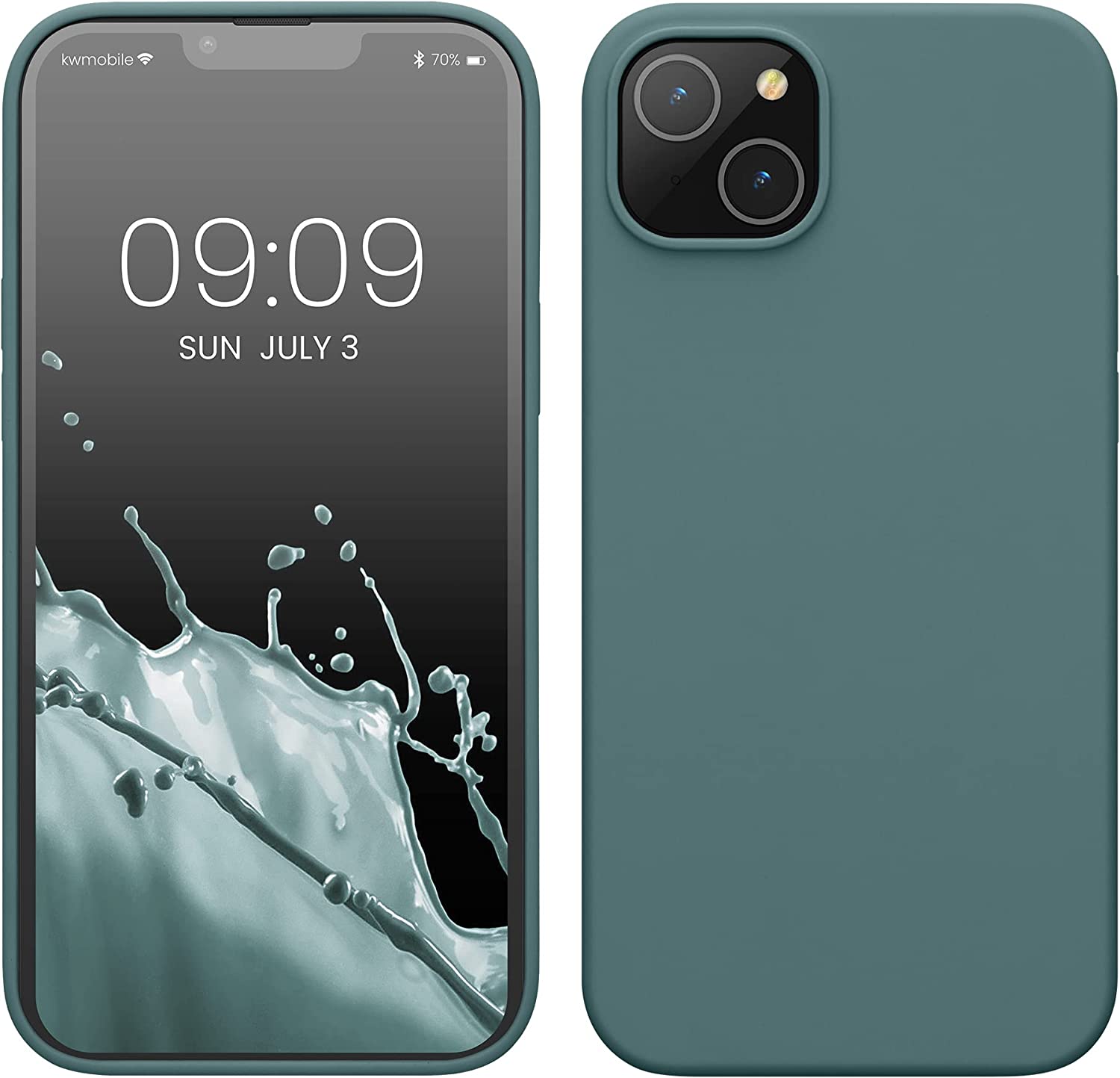 KW iPhone 14 Plus Θήκη Σιλικόνης TPU - Arctic Night - 59072.207