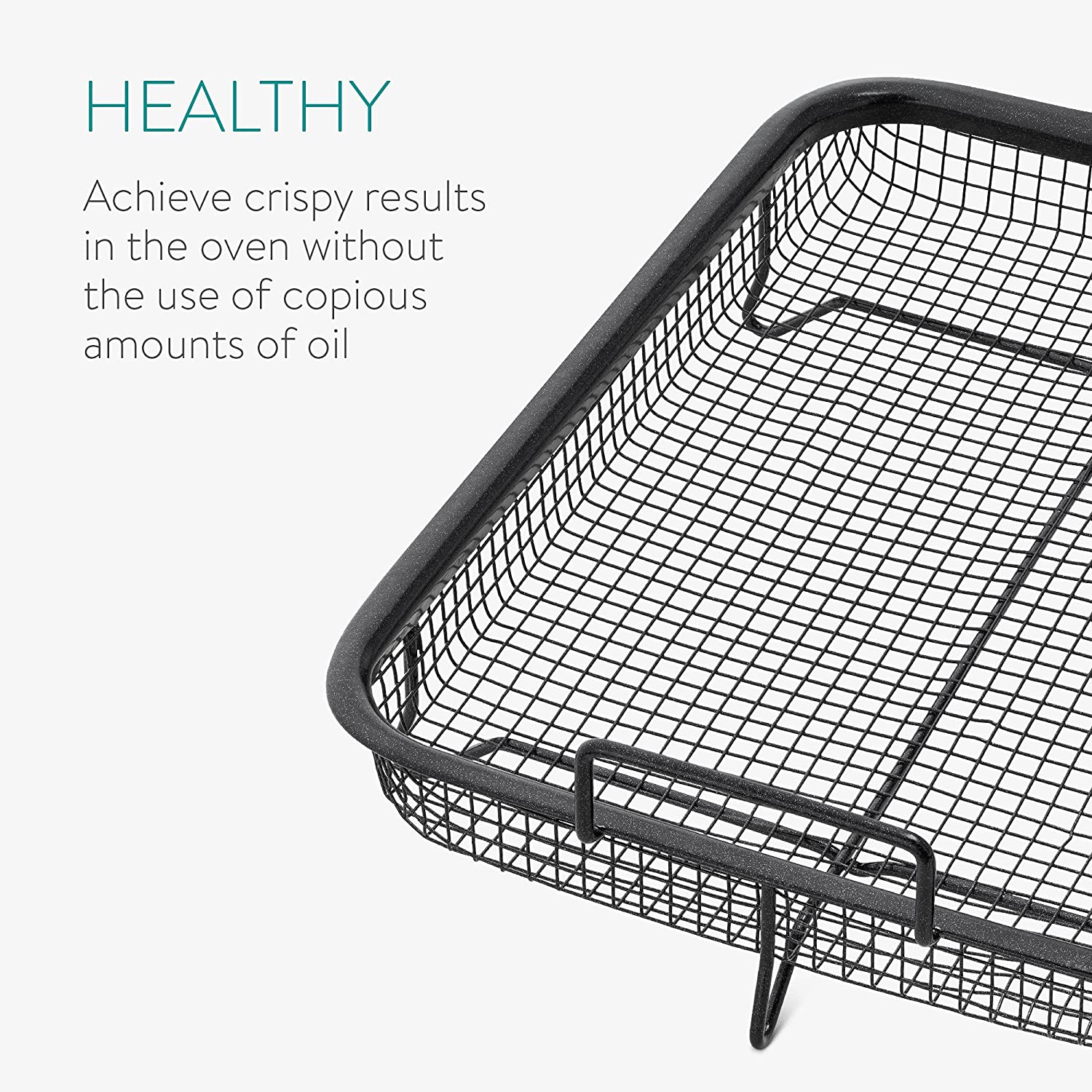 Navaris Καλάθι Σχάρας για Φούρνο - Black - 51500.02