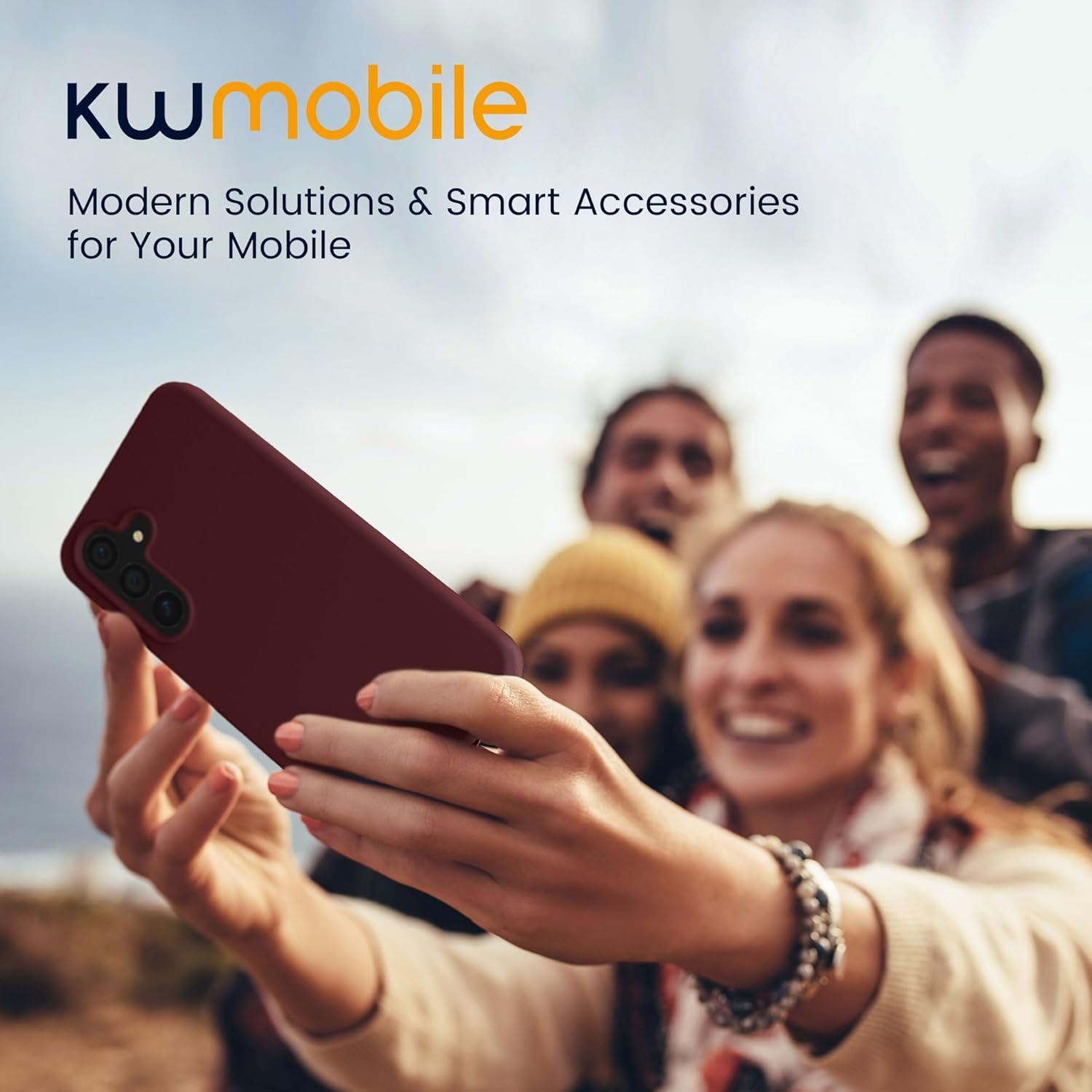 KW Samsung Galaxy S24+ Θήκη Σιλικόνης Rubberized TPU - Bordeaux Violet