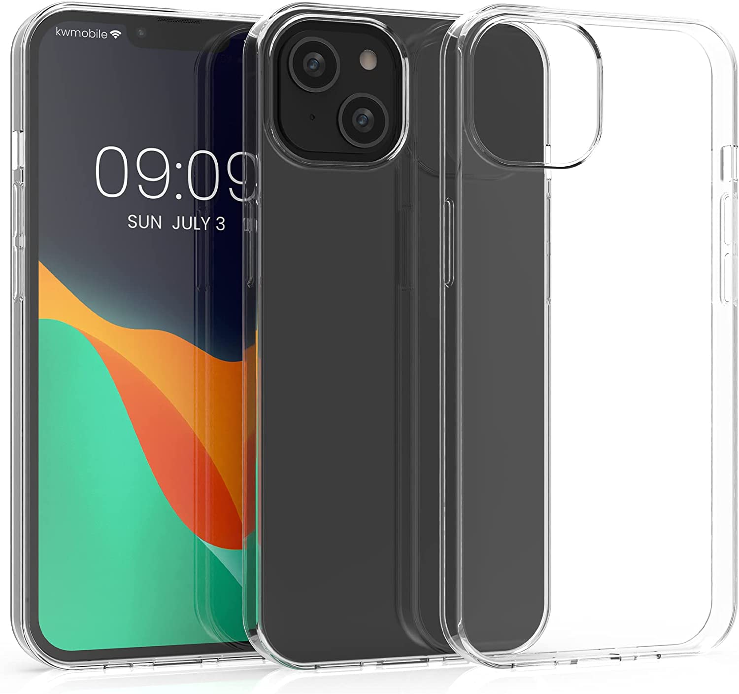 KW iPhone 14 Plus Θήκη Σιλικόνης TPU - Διάφανη - 59133.03