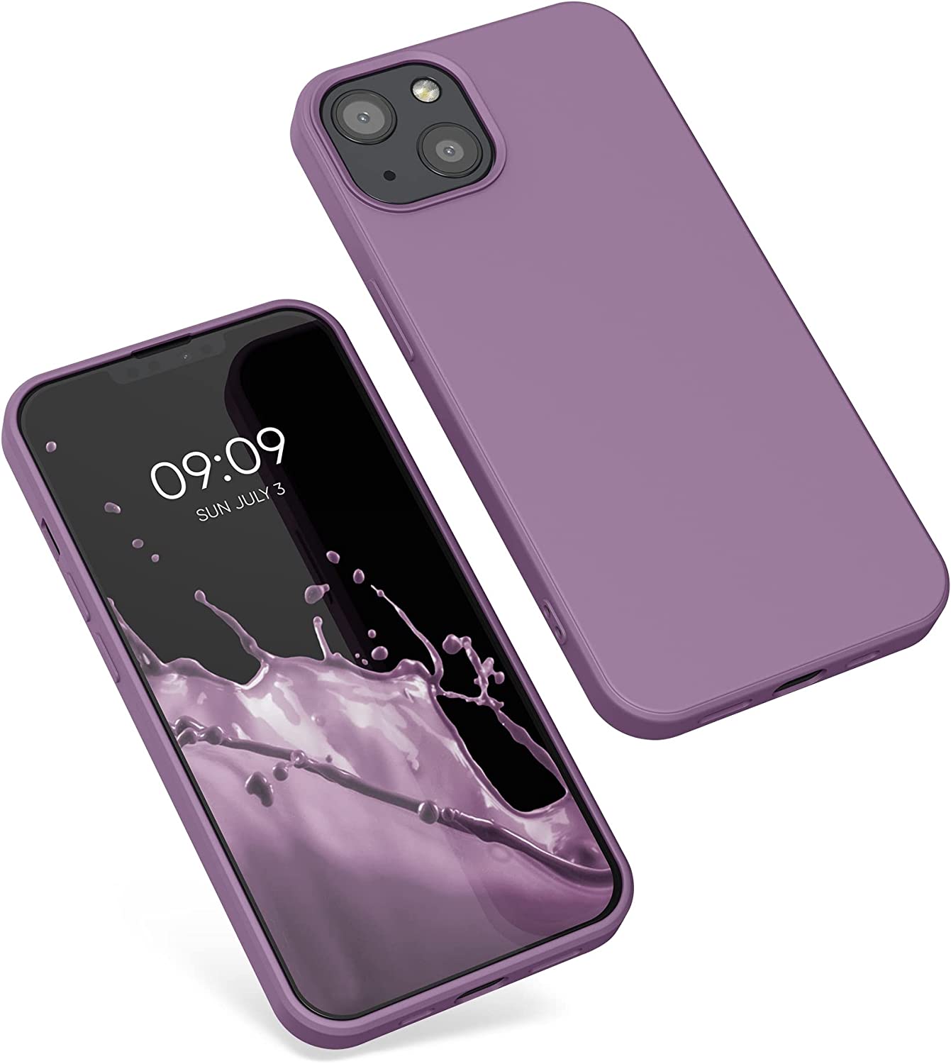 KW iPhone 13 Θήκη Σιλικόνης Rubberized TPU - Orchid Purple - 55948.235