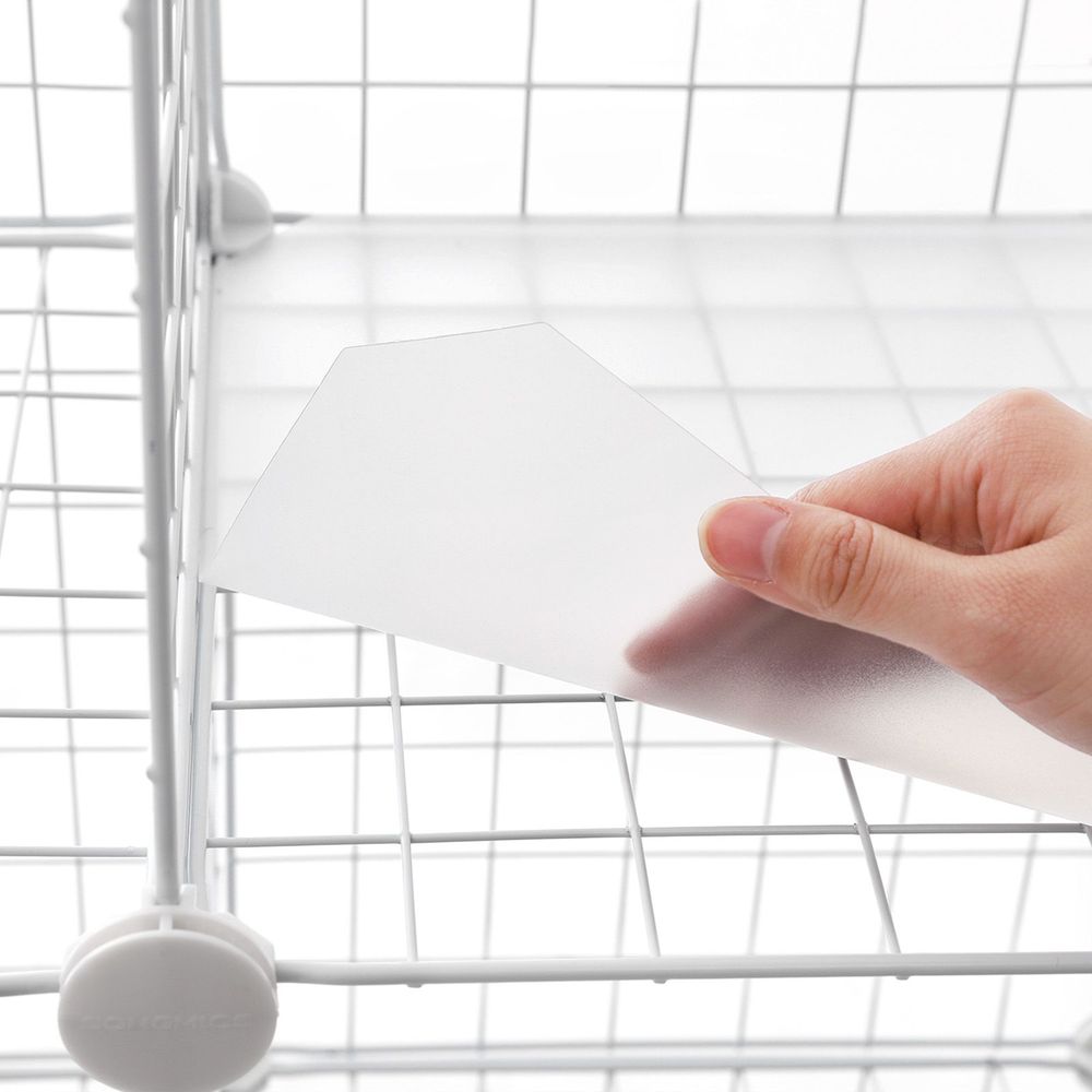 Songmics Σύστημα Αποθήκευσης με 12 Ράφια από Μεταλλικό Πλέγμα - White - LPI34W