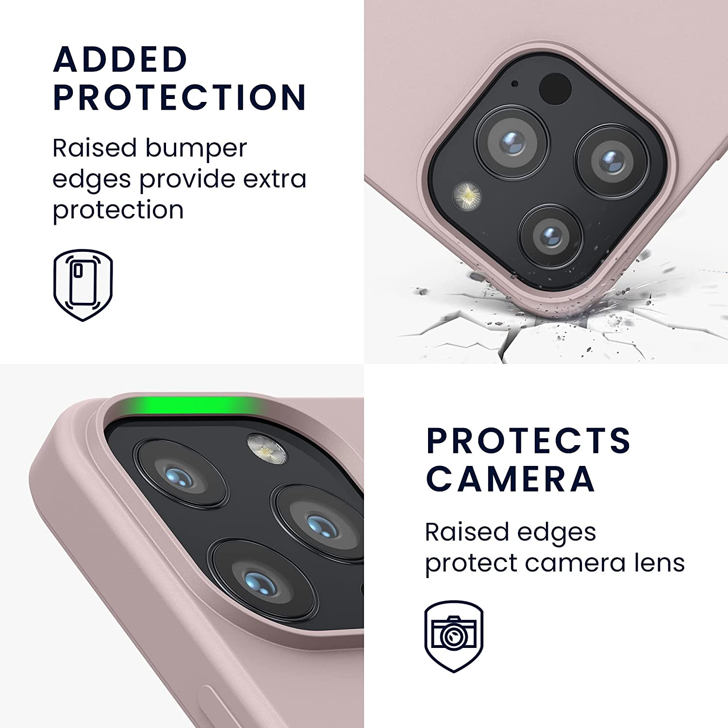 KW iPhone 13 Pro Θήκη Σιλικόνης Rubberized TPU - Coconut Swirl - 55962.225